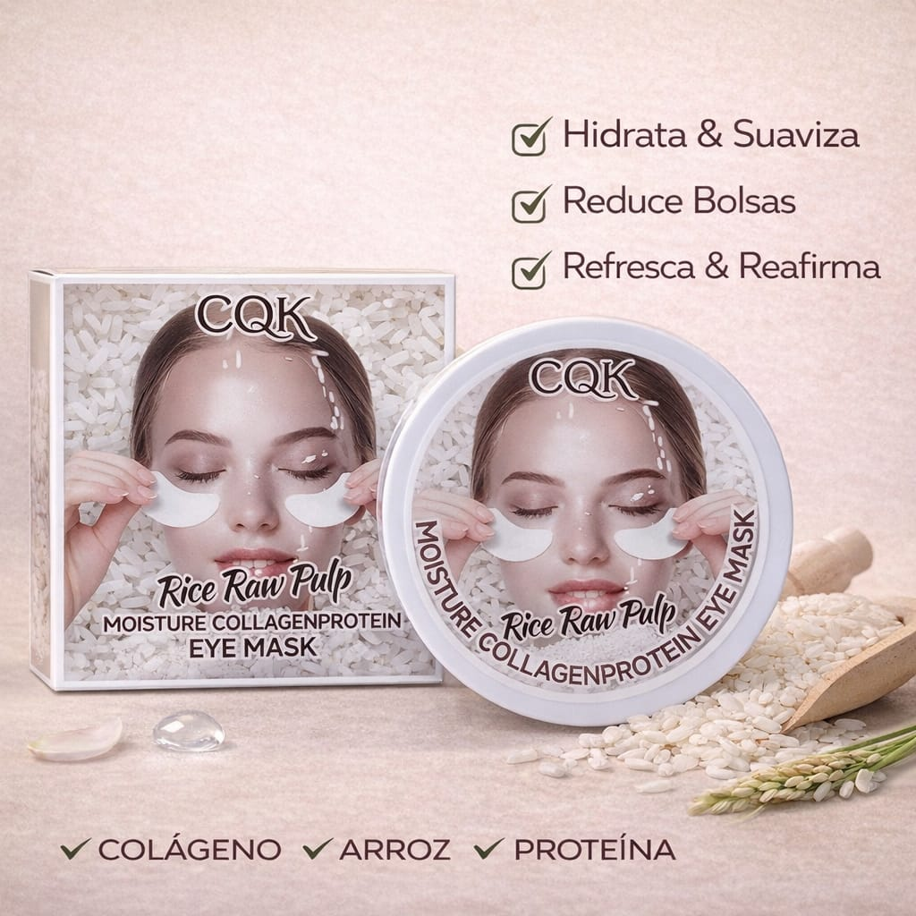 Parche ojos arroz